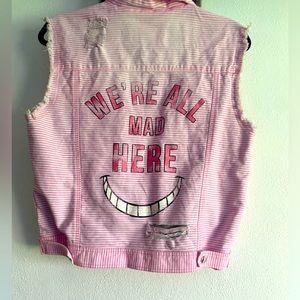 Her Universe (oh my Disney) Mad hatter hooded vest. Women’s medium.